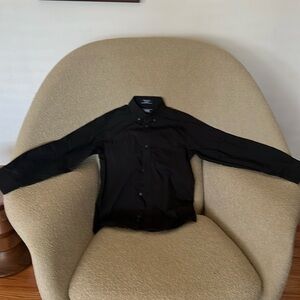 Izod Black Long Sleeve Dress Shirt
